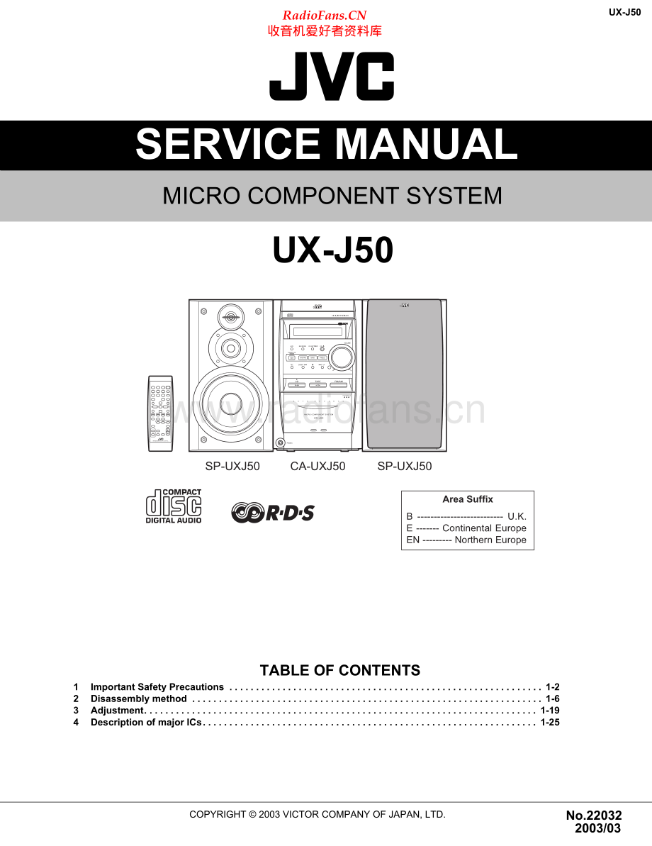 JVC-UXJ50-cs-sm 维修电路原理图.pdf_第1页