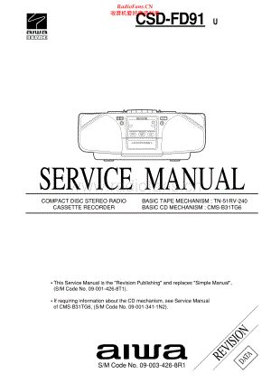 Aiwa-CSDFD91-pr-sm维修电路原理图.pdf
