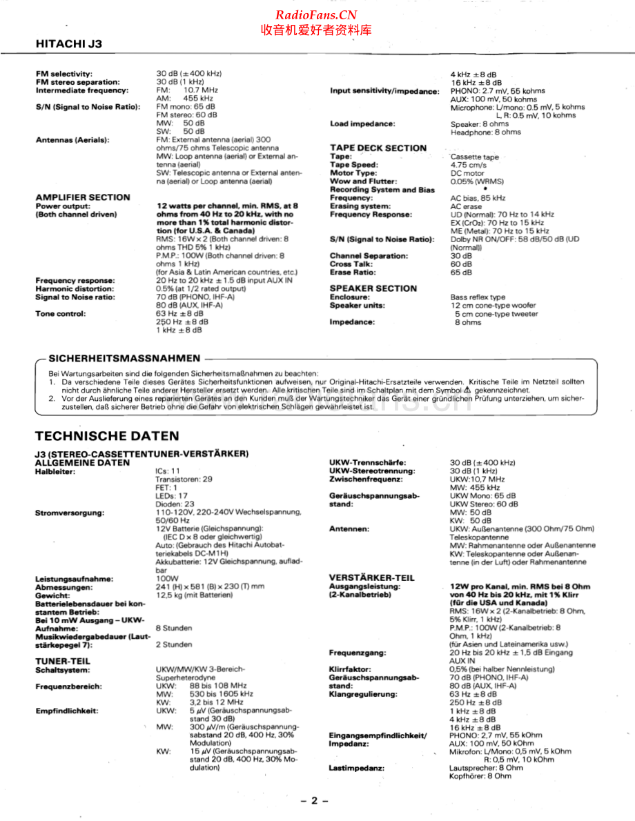 Hitachi-J3-pr-sm 维修电路原理图.pdf_第2页