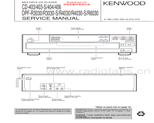 Kenwood-CD403-cd-sm 维修电路原理图.pdf