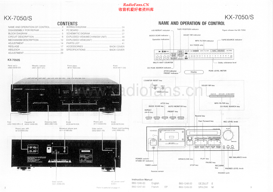 Kenwood-KX7050-tape-sm 维修电路原理图.pdf_第2页