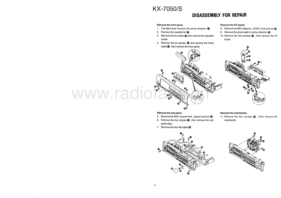 Kenwood-KX7050-tape-sm 维修电路原理图.pdf_第3页