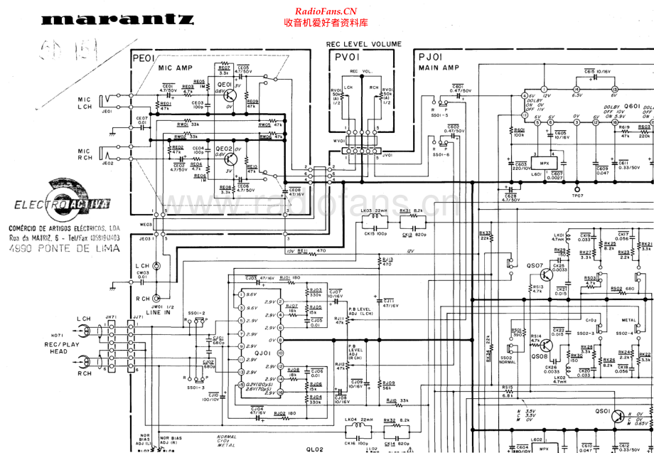 Marantz-SD151-tape-sch 维修电路原理图.pdf_第2页