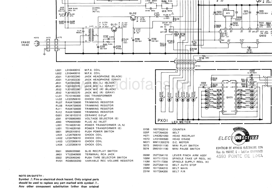 Marantz-SD151-tape-sch 维修电路原理图.pdf_第3页