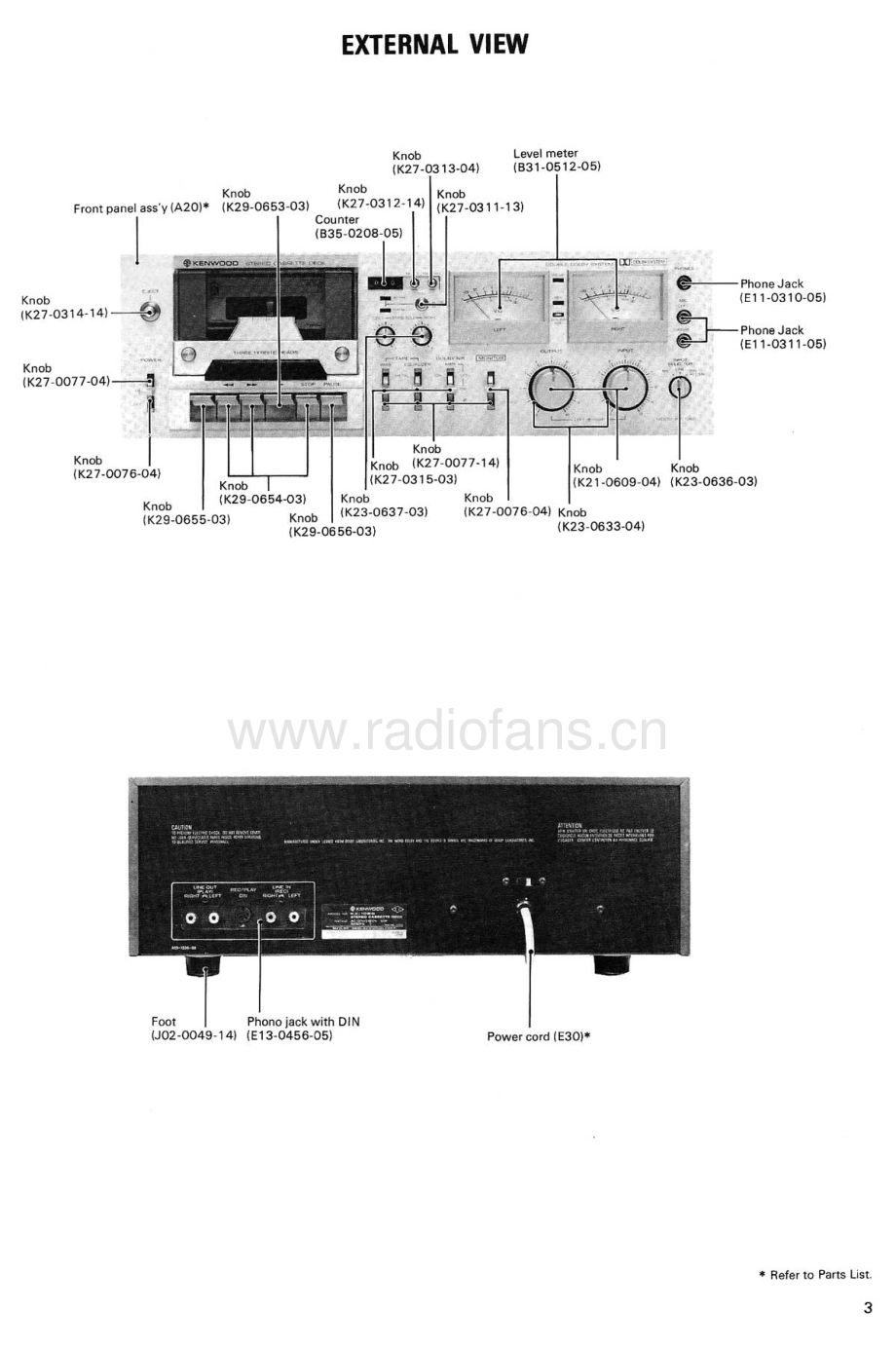 Kenwood-KX1006-tape-sm 维修电路原理图.pdf_第3页