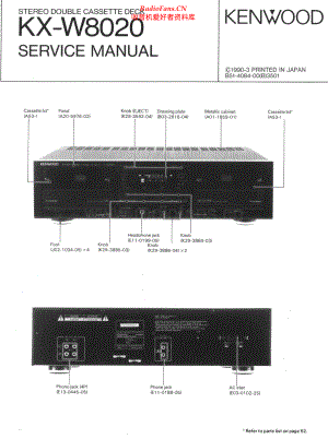 Kenwood-KXW8020-tape-sm 维修电路原理图.pdf