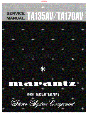 Marantz-TA135AV-cs-sm 维修电路原理图.pdf