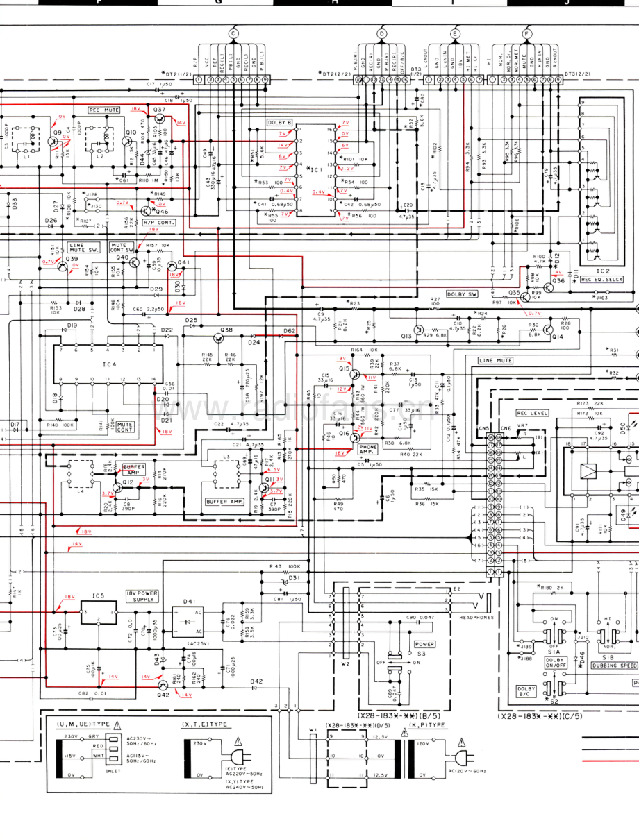 Kenwood-KX56-tape-sch 维修电路原理图.pdf_第3页