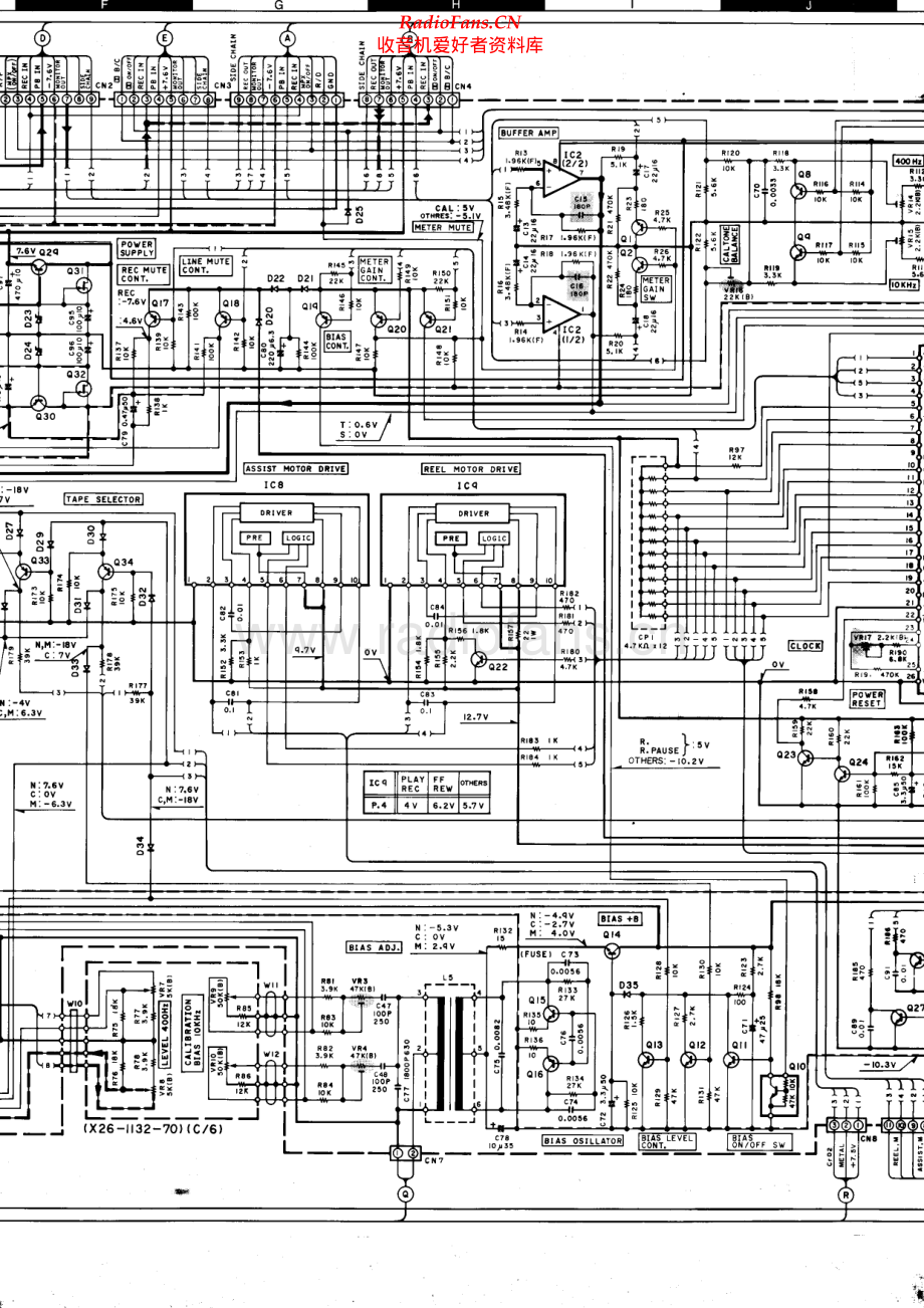 Kenwood-KX1100G-tape-sch 维修电路原理图.pdf_第2页