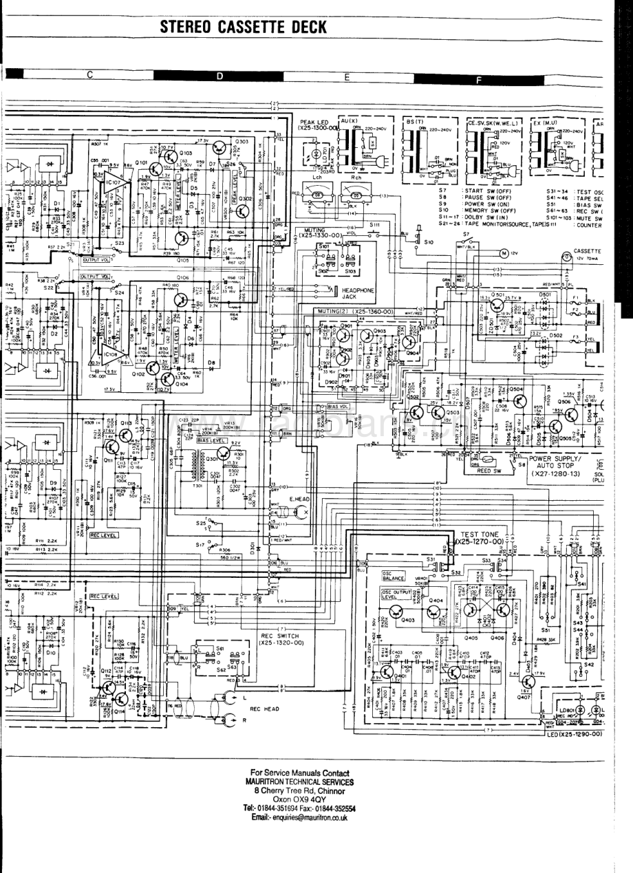 Kenwood-KX1003-tape-sch 维修电路原理图.pdf_第3页