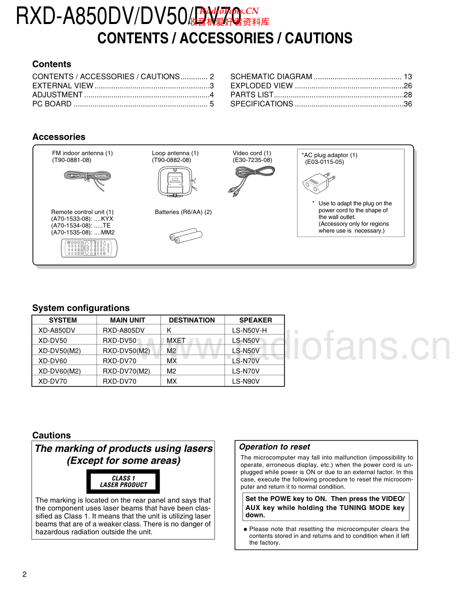 Kenwood-RXDA850DV-cs-sm 维修电路原理图.pdf_第2页