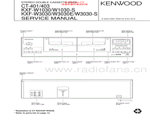 Kenwood-KXFW1030-tape-sm 维修电路原理图.pdf