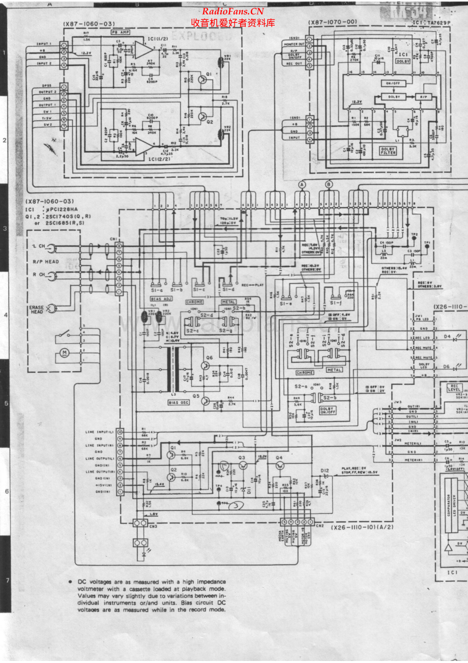 Kenwood-KX34-tape-sch 维修电路原理图.pdf_第1页