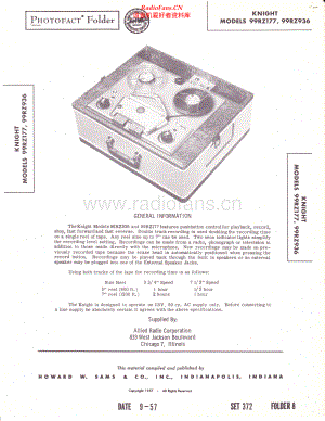 Knight-99RZ936-tape-sm 维修电路原理图.pdf