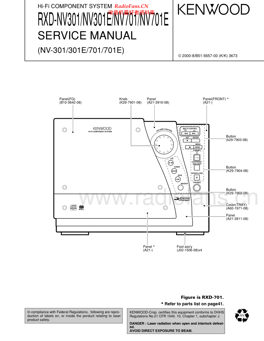 Kenwood-RXDNV301-cs-sm 维修电路原理图.pdf_第1页