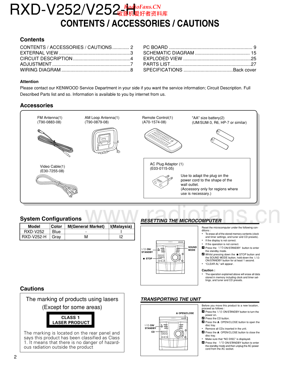 Kenwood-RXDV252-cs-sm 维修电路原理图.pdf_第2页