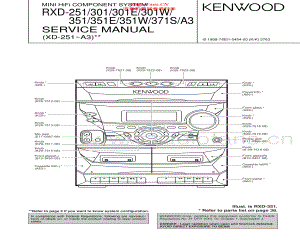 Kenwood-RXD351-cs-sm 维修电路原理图.pdf