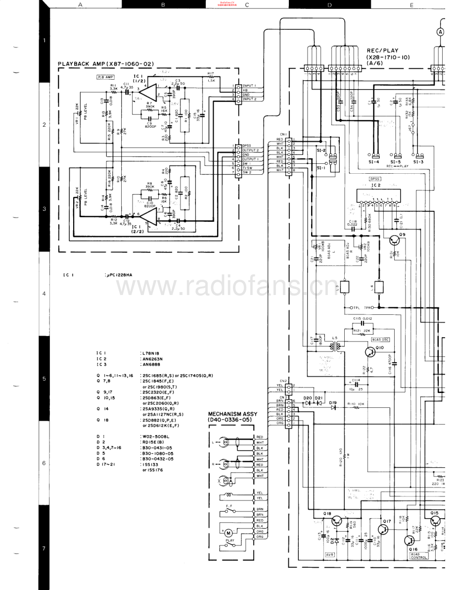 Kenwood-KX54-tape-sch 维修电路原理图.pdf_第1页