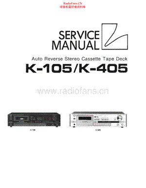 Luxman-K105-tape-sm 维修电路原理图.pdf