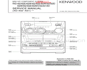 Kenwood-RXD452-cs-sm 维修电路原理图.pdf