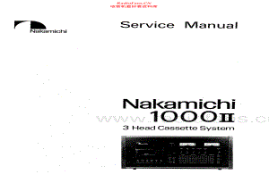 Nakamichi-1000_MK2-tape-sm 维修电路原理图.pdf
