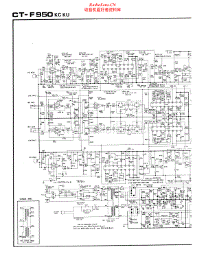 Pioneer-CTF950-tape-sch 维修电路原理图.pdf