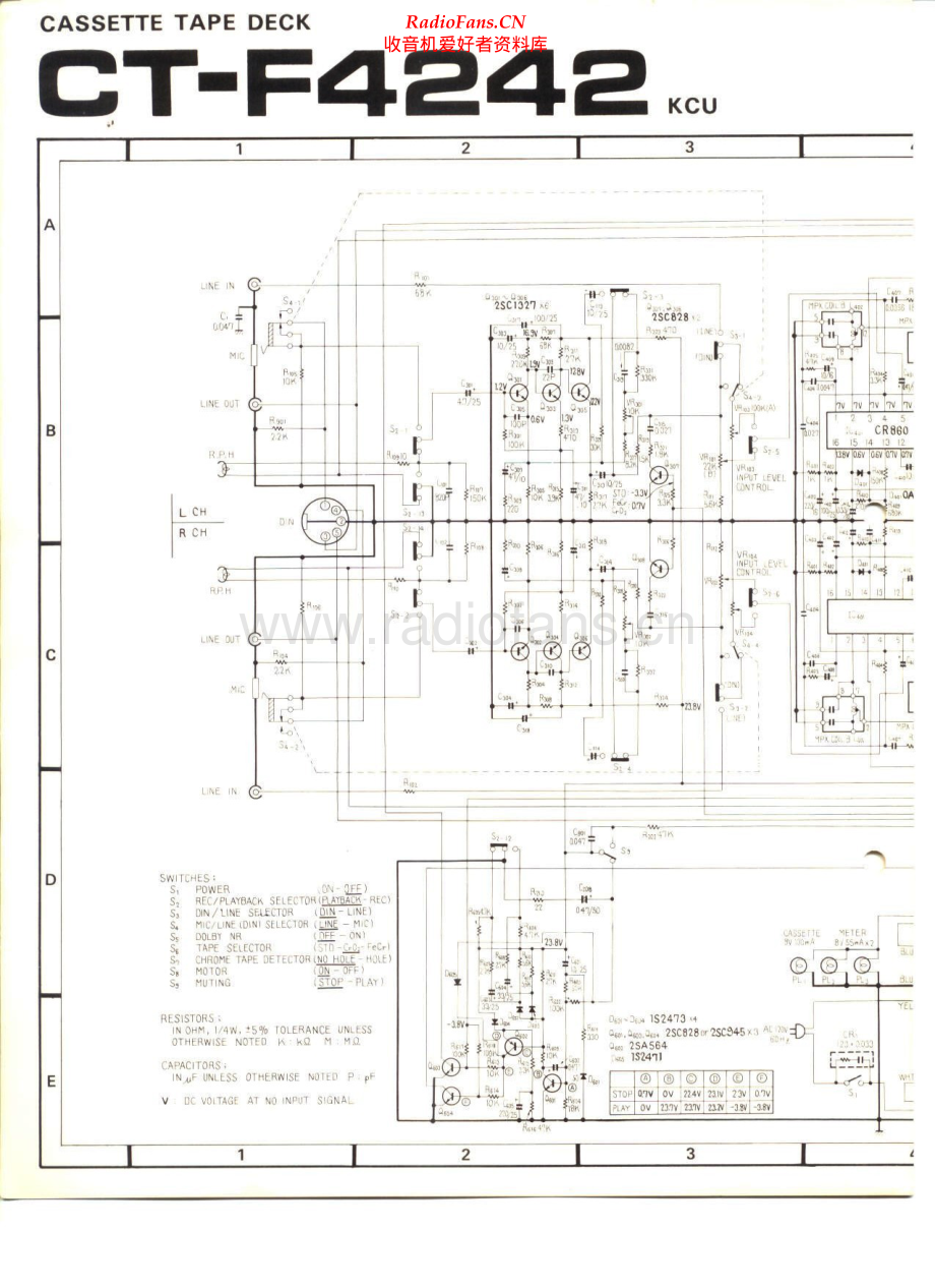 Pioneer-CTF4242-tape-sch 维修电路原理图.pdf_第2页