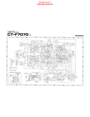 Pioneer-CTF7070-tape-sch 维修电路原理图.pdf