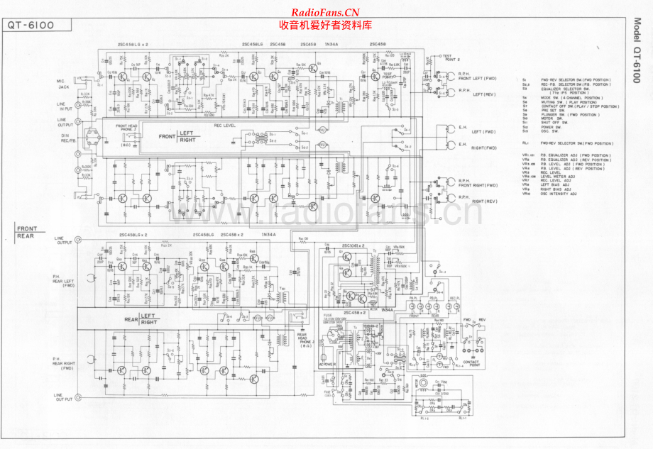 Pioneer-QT6100-tape-sch 维修电路原理图.pdf_第1页