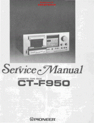 Pioneer-CTF950-tape-sm 维修电路原理图.pdf