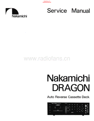 Nakamichi-DragonTape-tape-sm 维修电路原理图.pdf