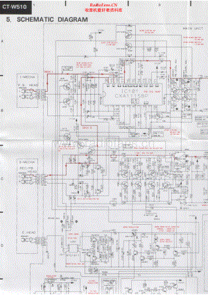 Pioneer-CTW510-tape-sch 维修电路原理图.pdf