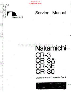 Nakamichi-CR30-tape-sm 维修电路原理图.pdf