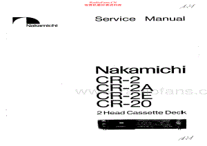 Nakamichi-CR2E-tape-sm 维修电路原理图.pdf
