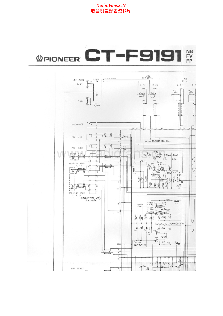 Pioneer-CTF9191-tape-sch 维修电路原理图.pdf_第1页