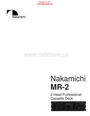 Nakamichi-MR2-tape-sm 维修电路原理图.pdf