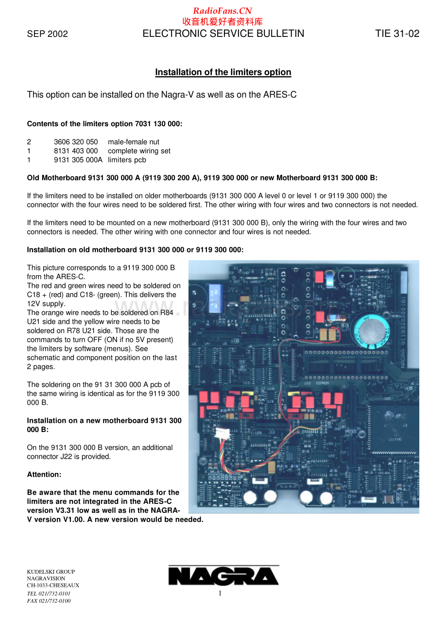 Nagra-TIE3102-tape-sb 维修电路原理图.pdf_第1页