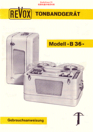 Revox-B36-tape-sm 维修电路原理图.pdf