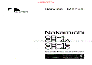 Nakamichi-CR4-tape-sm 维修电路原理图.pdf