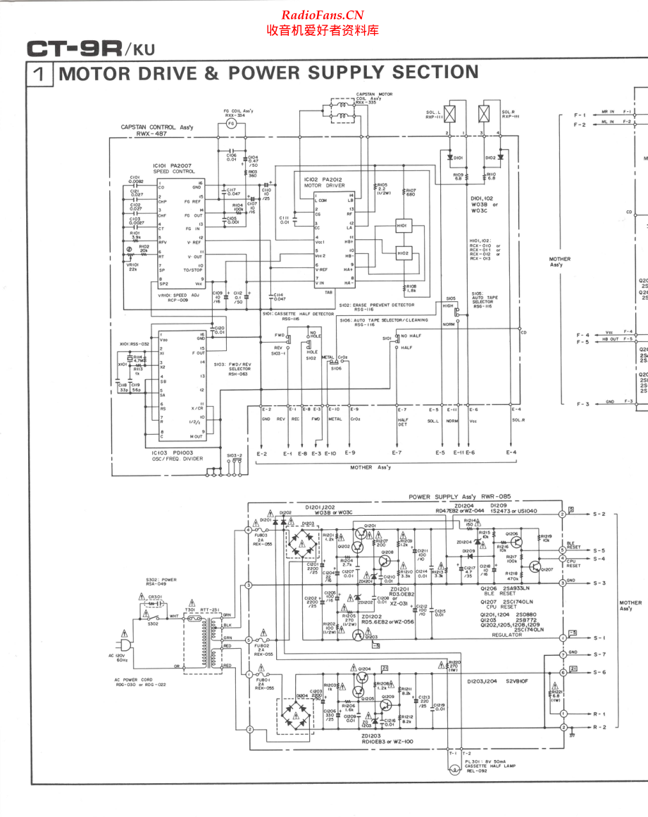 Pioneer-CT9R-tape-sch 维修电路原理图.pdf_第2页