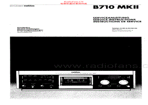 Revox-B710_MK2-tape-sm2 维修电路原理图.pdf