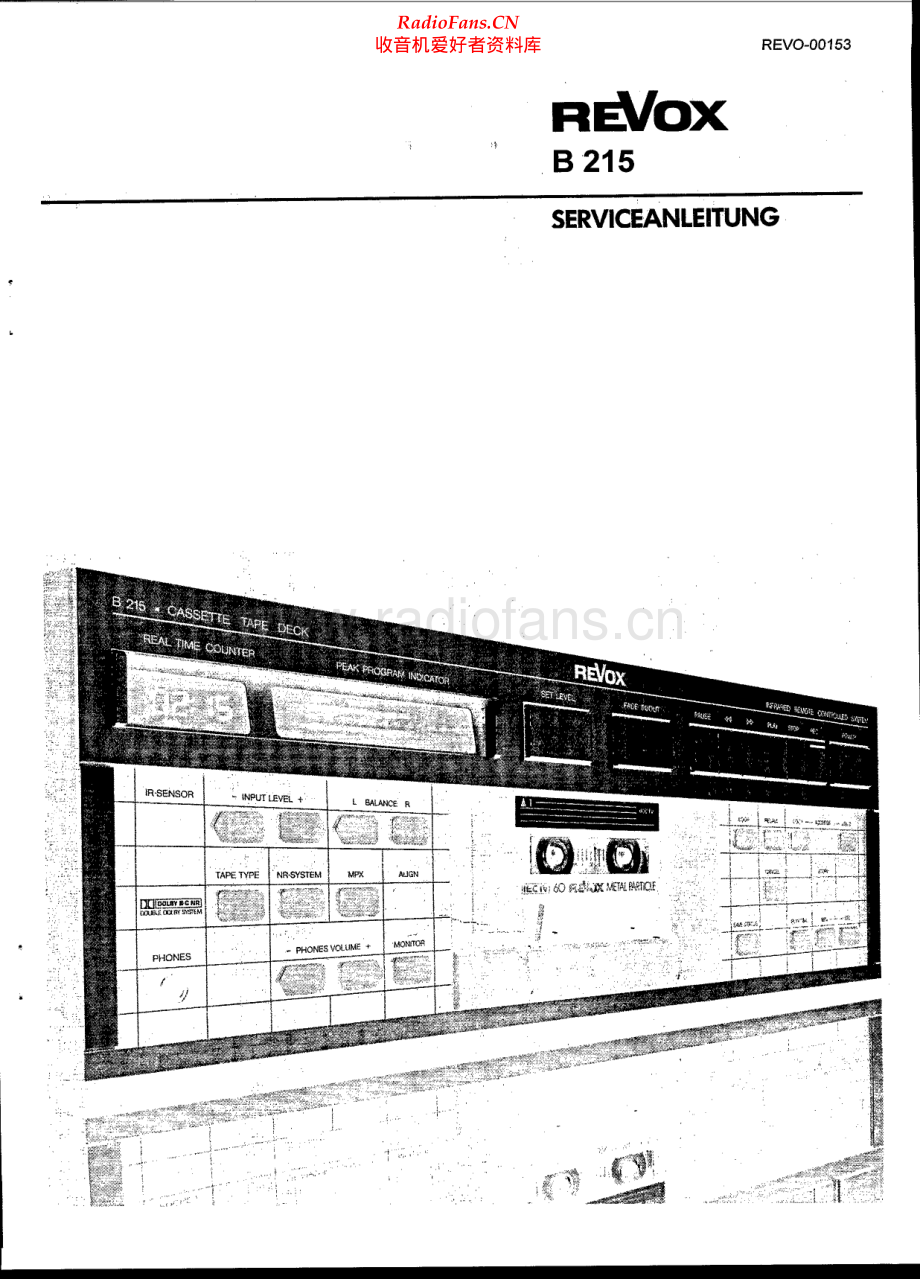 Revox-B215-tape-sm1 维修电路原理图.pdf_第1页