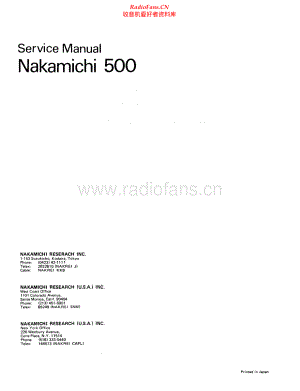 Nakamichi-DT500-tape-sm 维修电路原理图.pdf