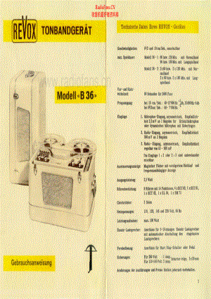 Revox-B36-tape-sch1 维修电路原理图.pdf