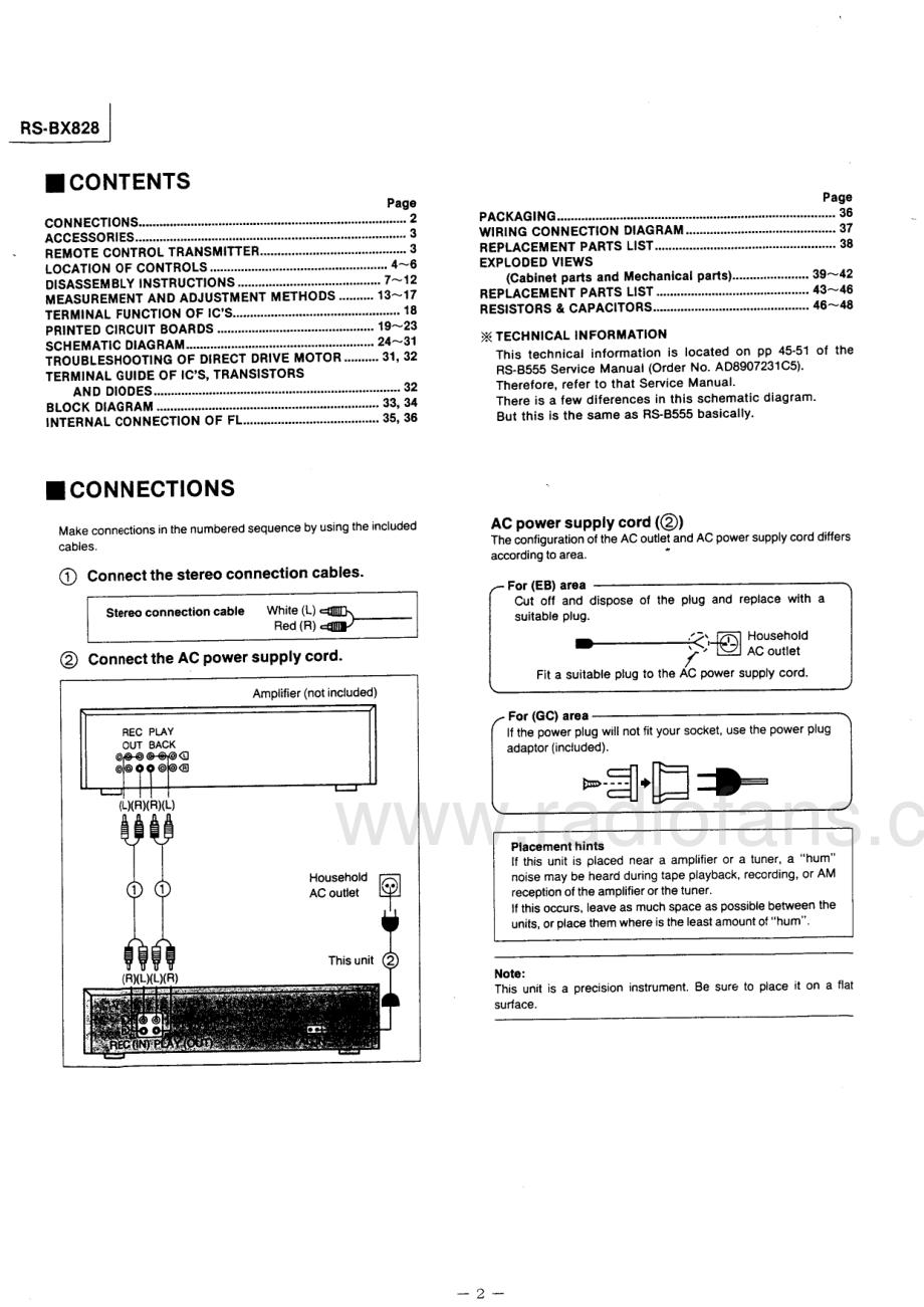 Technics-RSBX828-tape-sm 维修电路原理图.pdf_第3页