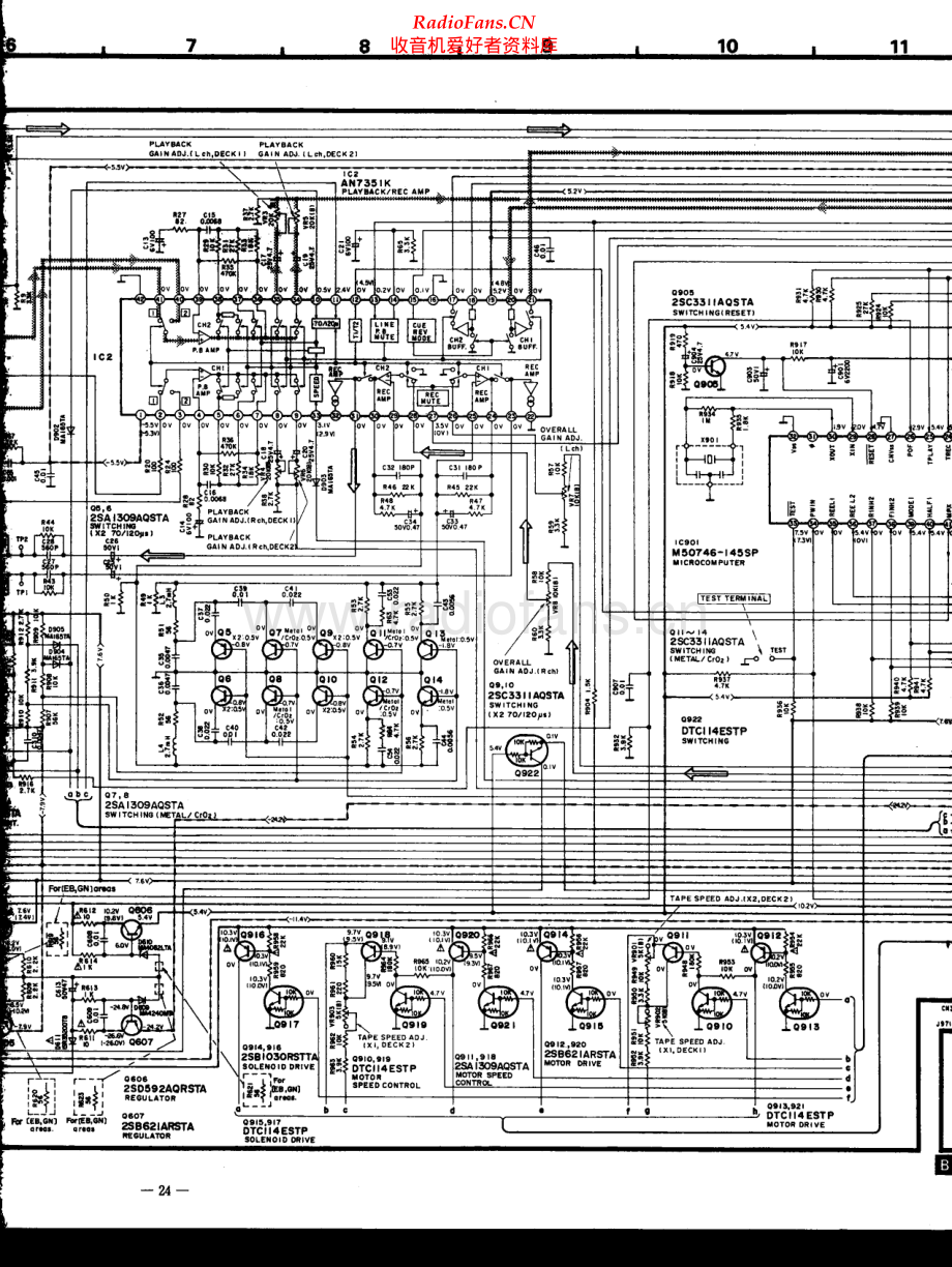 Technics-RSTR355-tape-sch 维修电路原理图.pdf_第2页