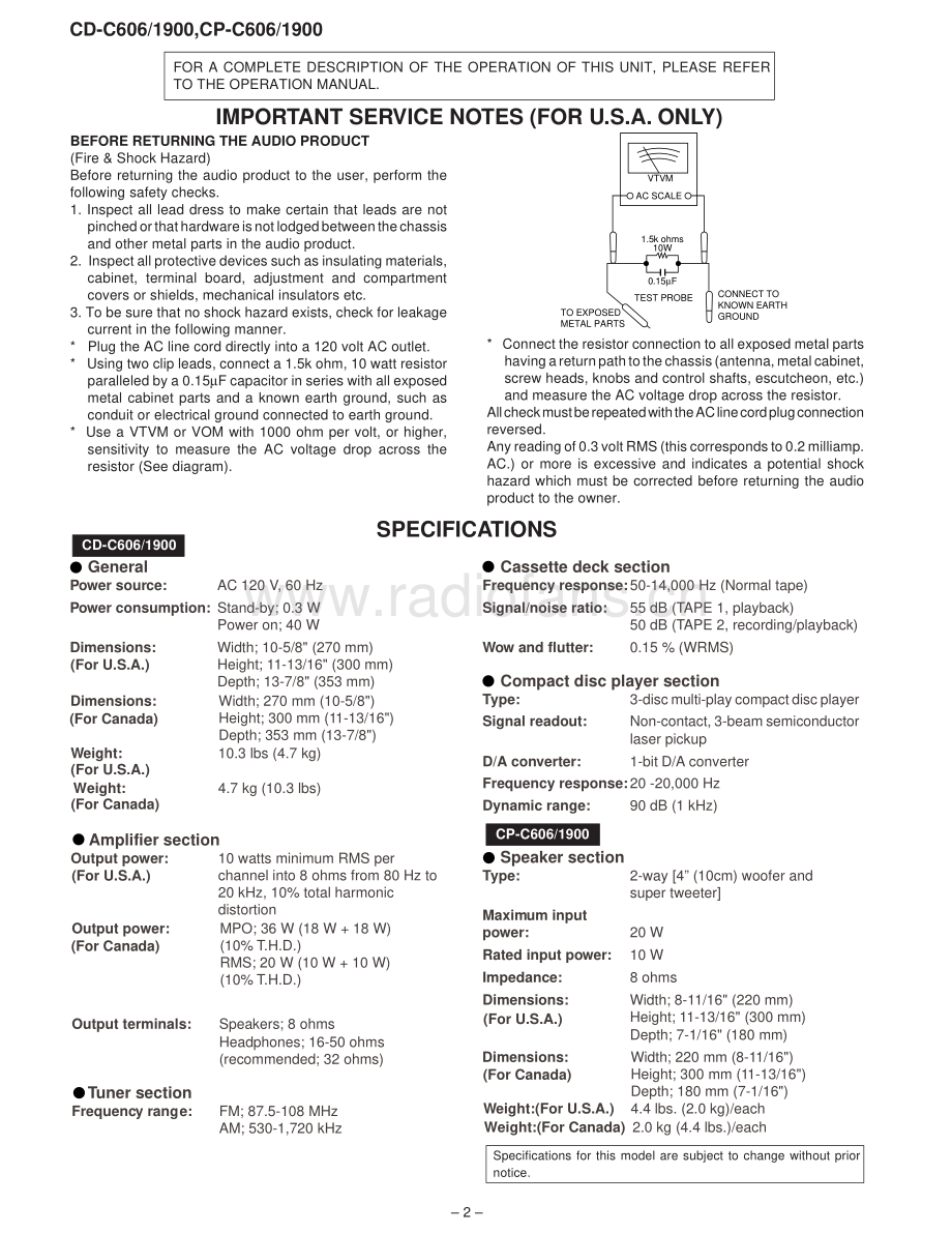 Sharp-CPC606-cs-sm 维修电路原理图.pdf_第3页