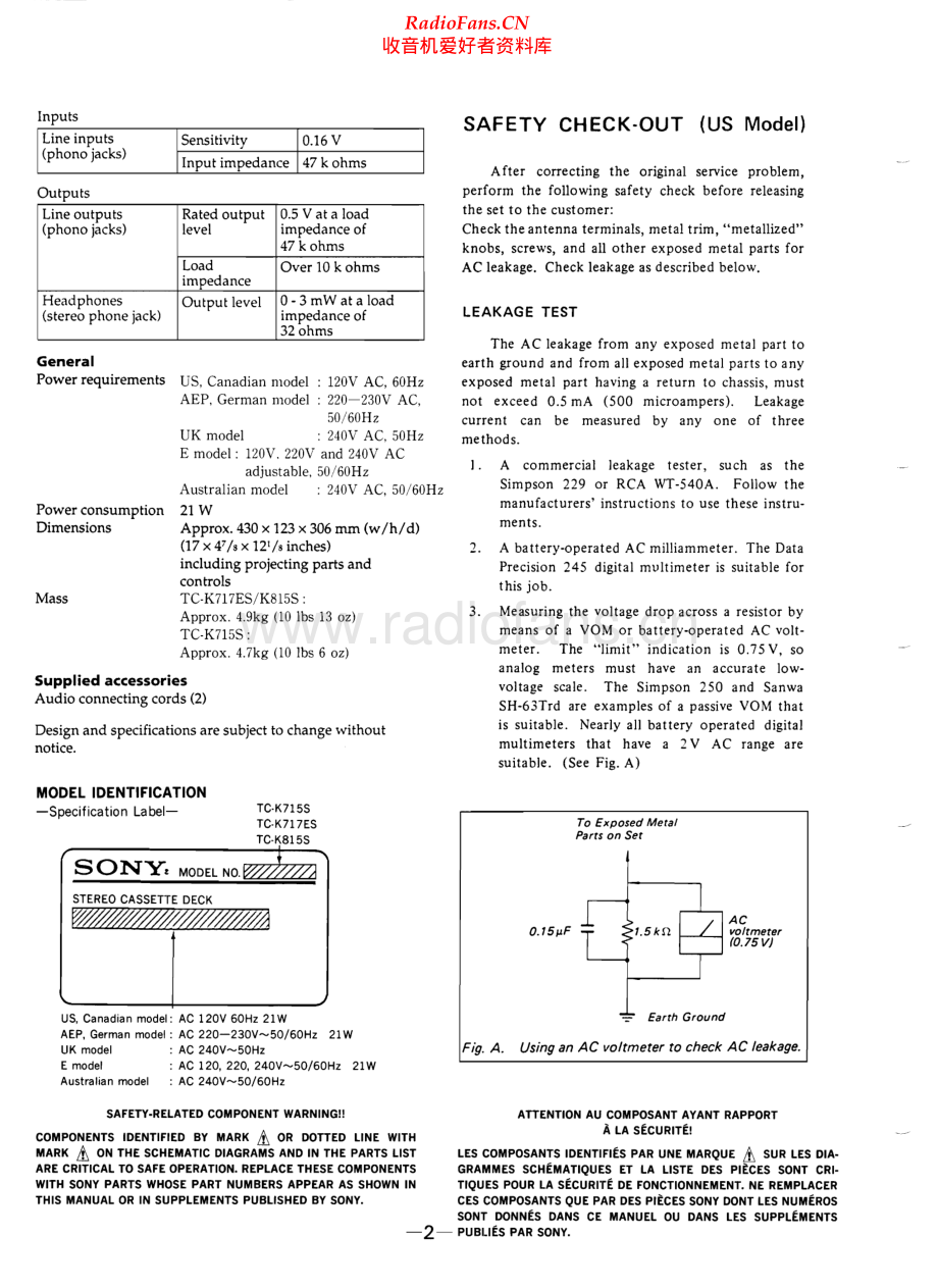 Sony-TCK717ES-tape-sm 维修电路原理图.pdf_第2页