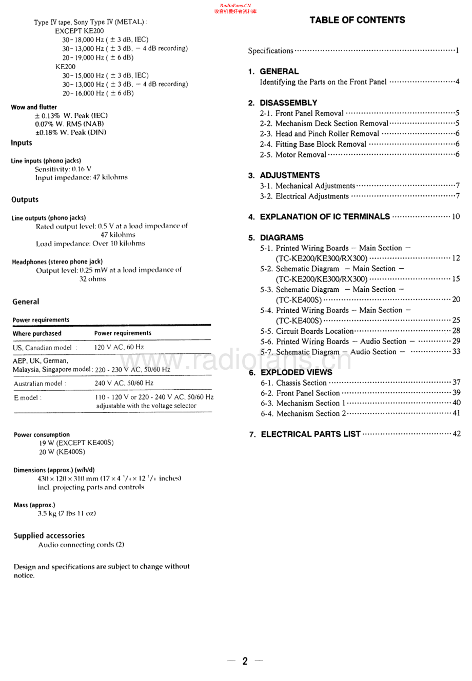 Sony-TCRX300-tape-sm 维修电路原理图.pdf_第2页