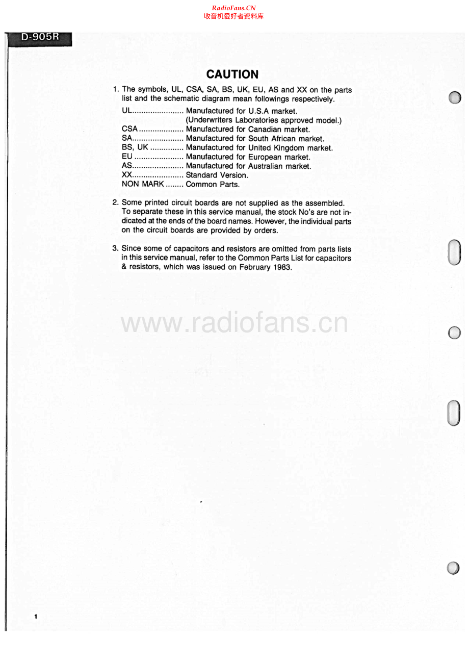 Sansui-D905R-tape-sm 维修电路原理图.pdf_第2页